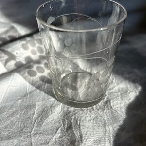 Vintage shot glass super light glass.